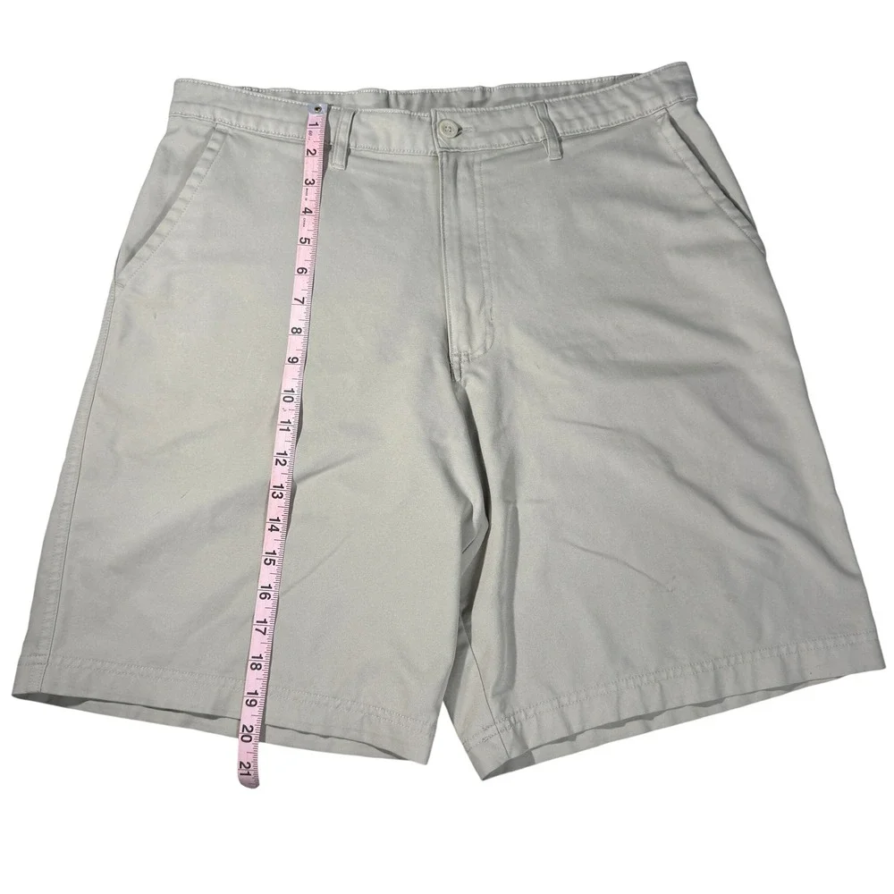 Champion Mens Khaki Golf‎ Shorts Tan Size 36W Polyester